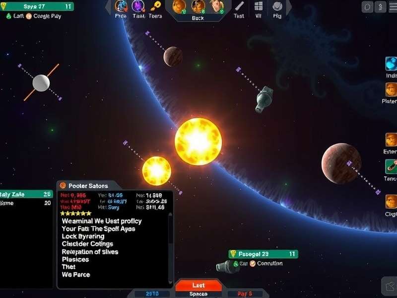 Solar Storm gameplay screenshot showing space battle