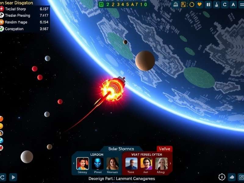 Solar Storm planetary management interface